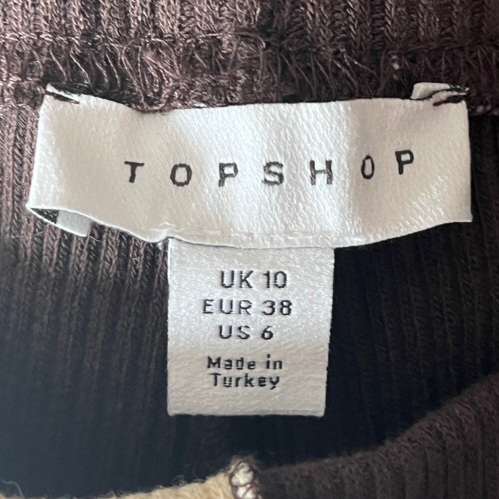 Topshop Pants Patchwork Contrast Flared Multi Col… - image 5